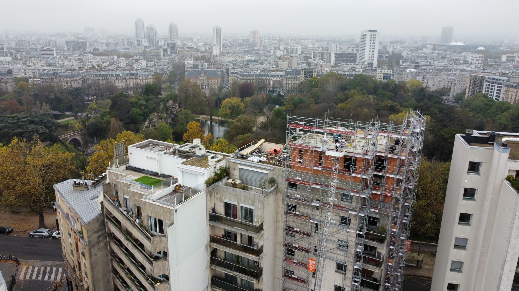 Surélévation d’un immeuble – Paris (Botzaris)